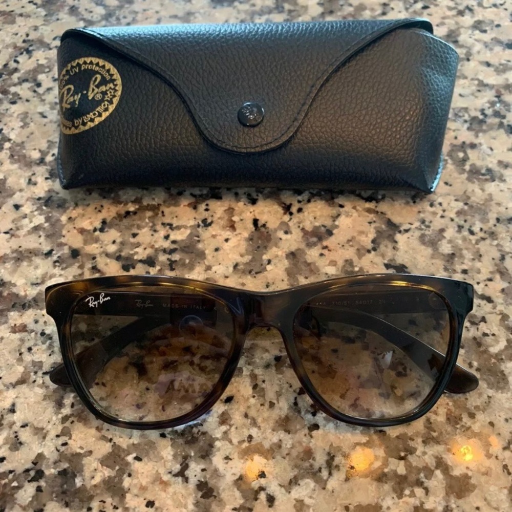 Ray Ban Wayfair Brown Tortoise Sunglasses